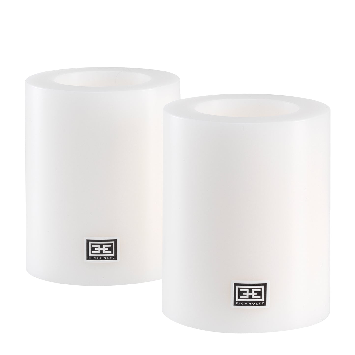 Kerze Artificial Candle Ø 10 X H. 12 Cm Set Of 2