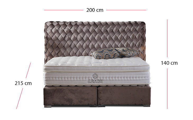 Boxspringbett King Mini Diagonal