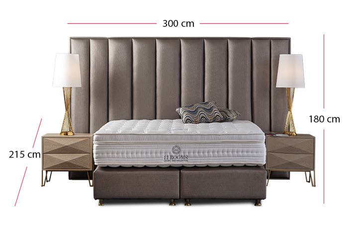 Boxspringbett Stripe Vertical XL