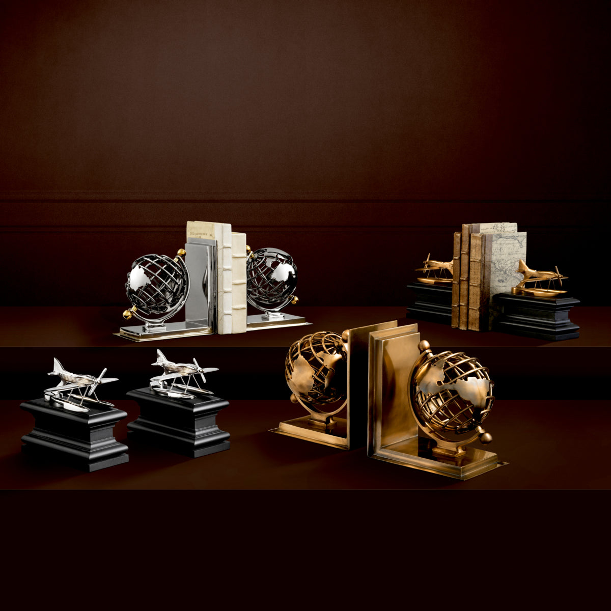 Buchstütze Bookend Globe Set Of 2