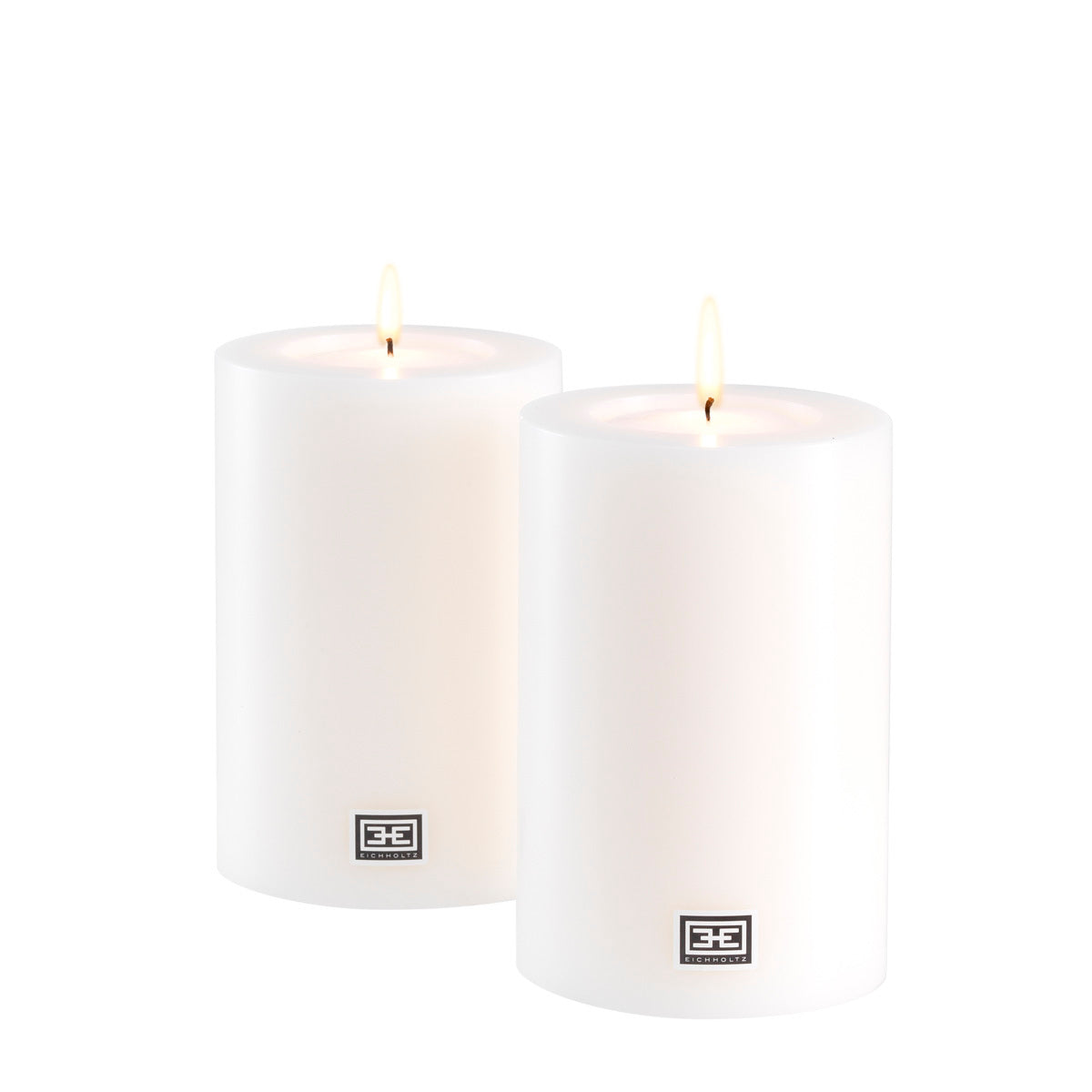Kerze Artificial Candle Ø 10 X H. 15 Cm Set Of 2
