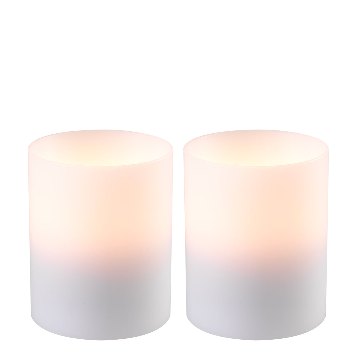 Kerze Artificial Candle Deep Ø 10 X H. 12 Cm Set Of 2
