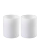 Kerze Artificial Candle Deep Ø 10 X H. 12 Cm Set Of 2