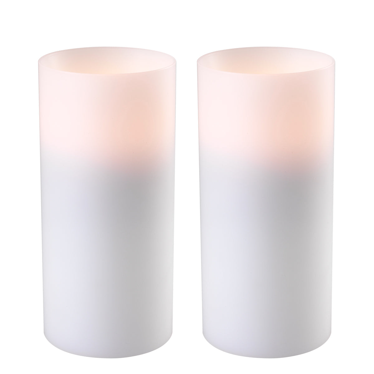 Kerze Artificial Candle Deep Ø 10 X H. 21 Cm Set Of 2