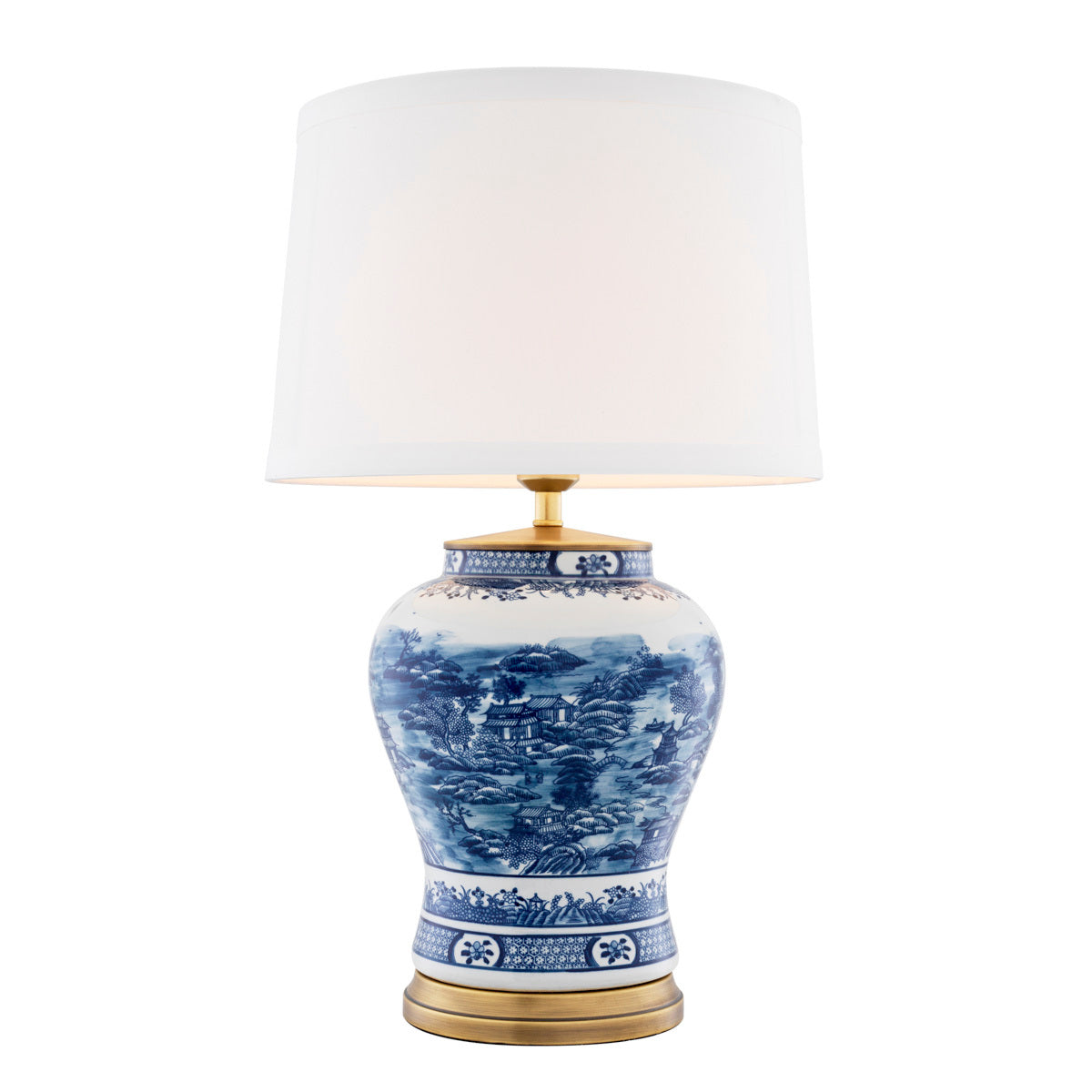 Tischleuchte Chinese Blue