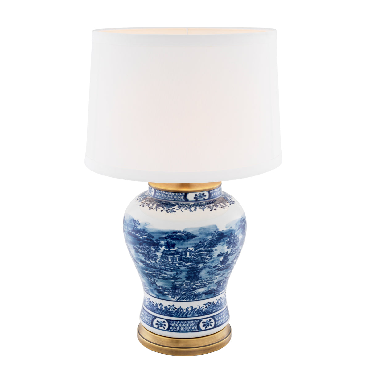 Tischleuchte Chinese Blue