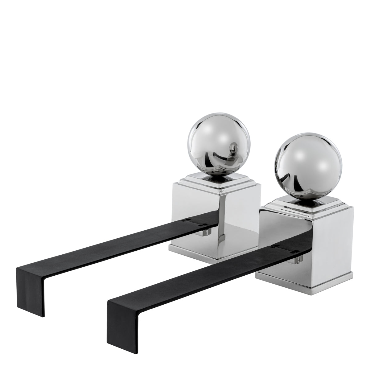 Kamin-Accessoire Andiron Viviers Set Of 2