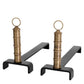 Kamin-Accessoire Andiron Vauxbons Set Of 2