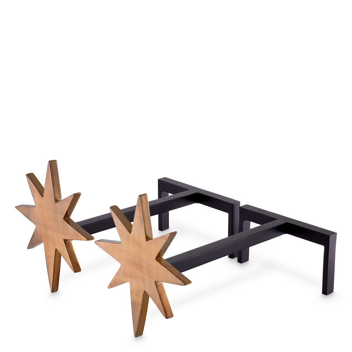 Kamin-Accessoire Andiron Star Set Of 2