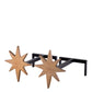 Kamin-Accessoire Andiron Star Set Of 2