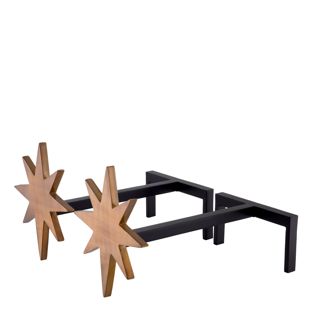Kamin-Accessoire Andiron Star Set Of 2