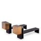 Kamin-Accessoire Andiron Chitry Set Of 2