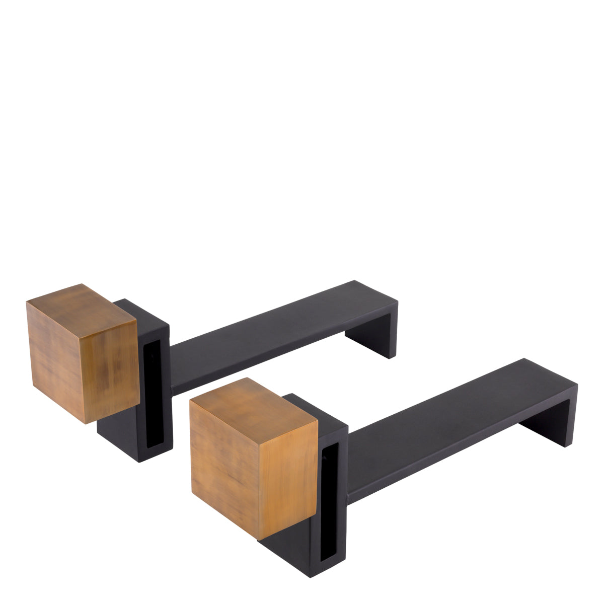 Kamin-Accessoire Andiron Chitry Set Of 2