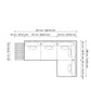 Outdoor-Sofa Royal Palm