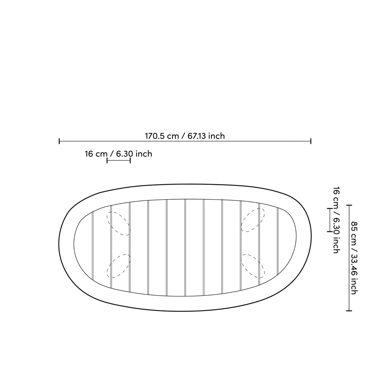 Outdoor-Tisch Free Form