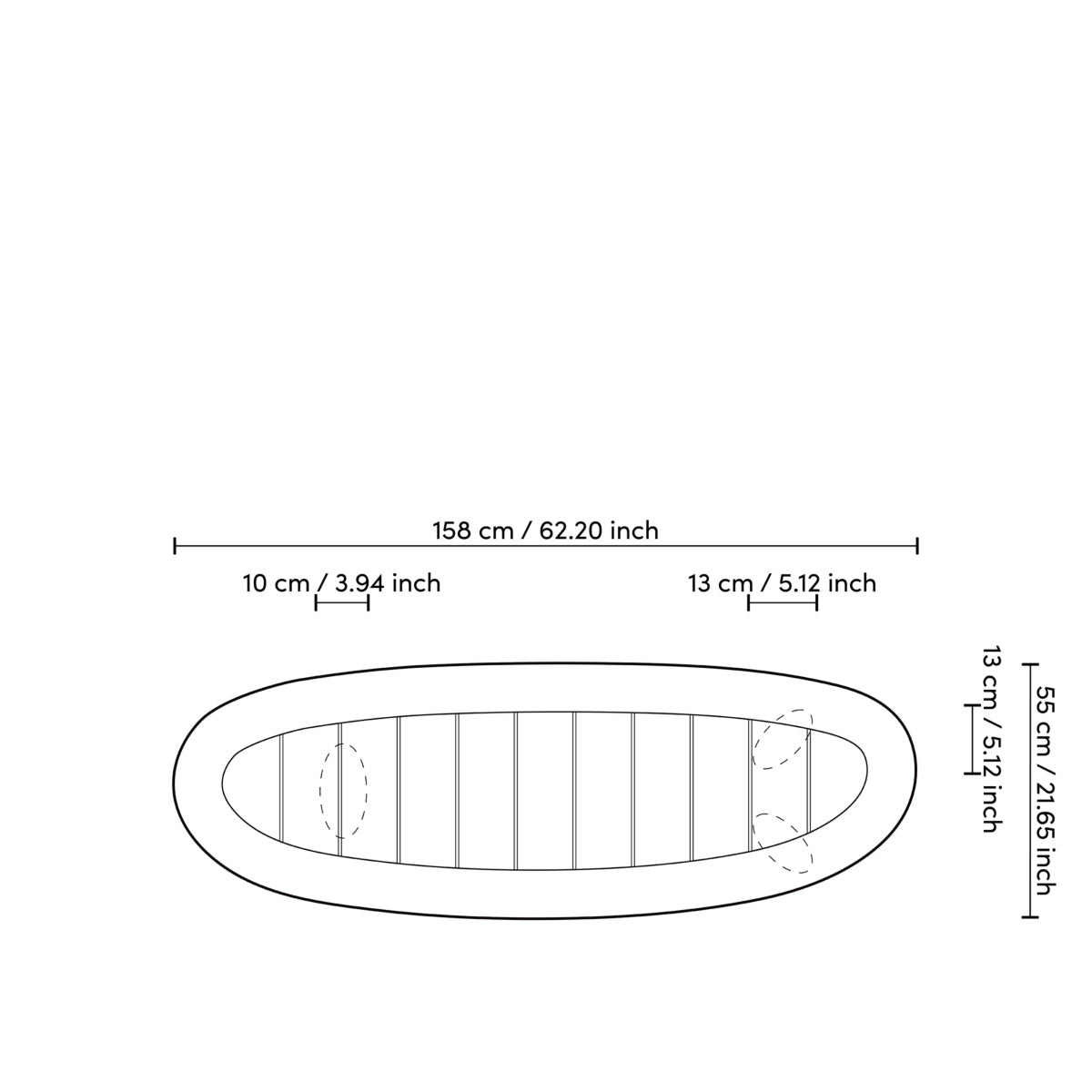 Outdoor-Konsolentisch Outdoor Console Table Free Form