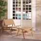 Outdoor-Stuhl And Foot Stool Laroc