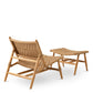 Outdoor-Stuhl And Foot Stool Laroc