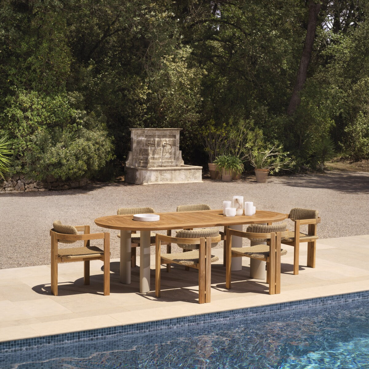 Outdoor-Esszimmerstuhl Donato