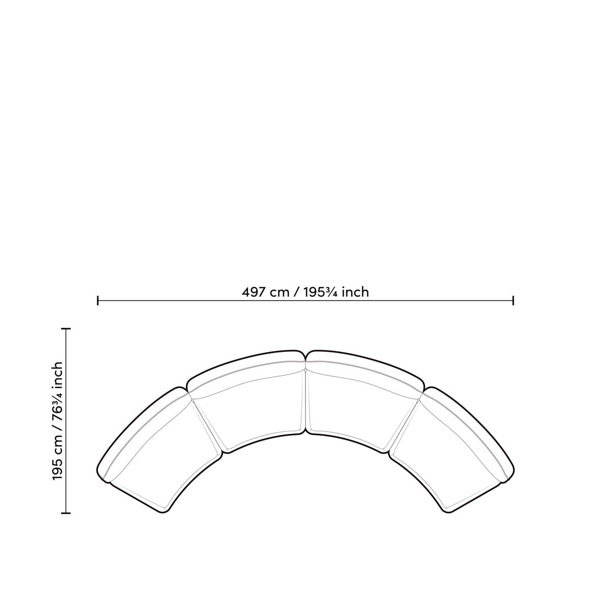 Sofa Grand Avenue - Middle