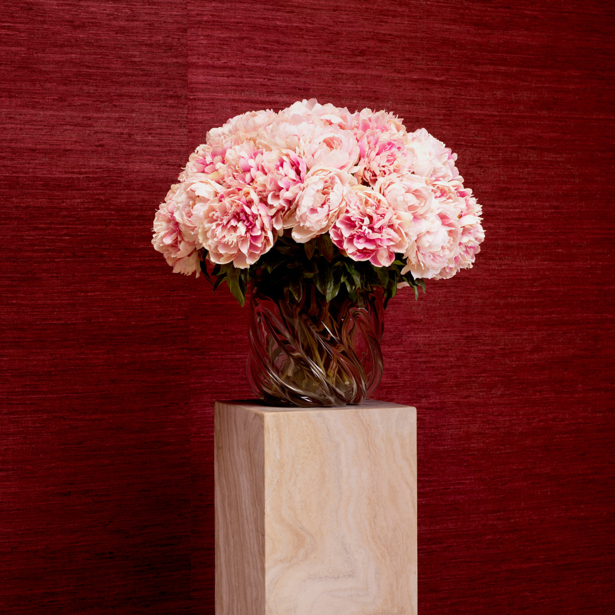 Grand Showroom '25 Bouquet Of Peonies Real Touch 48 pcs/2 Varieties