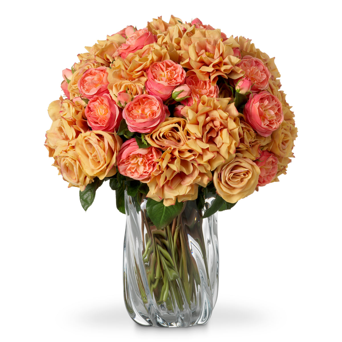 Grand Showroom '25 Bouquet Of Roses Real Touch 72 pcs/3 Varieties