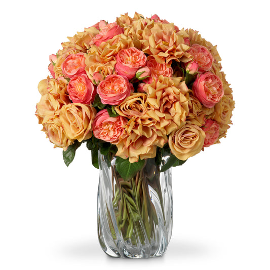 Grand Showroom '25 Bouquet Of Roses Real Touch 72 pcs/3 Varieties