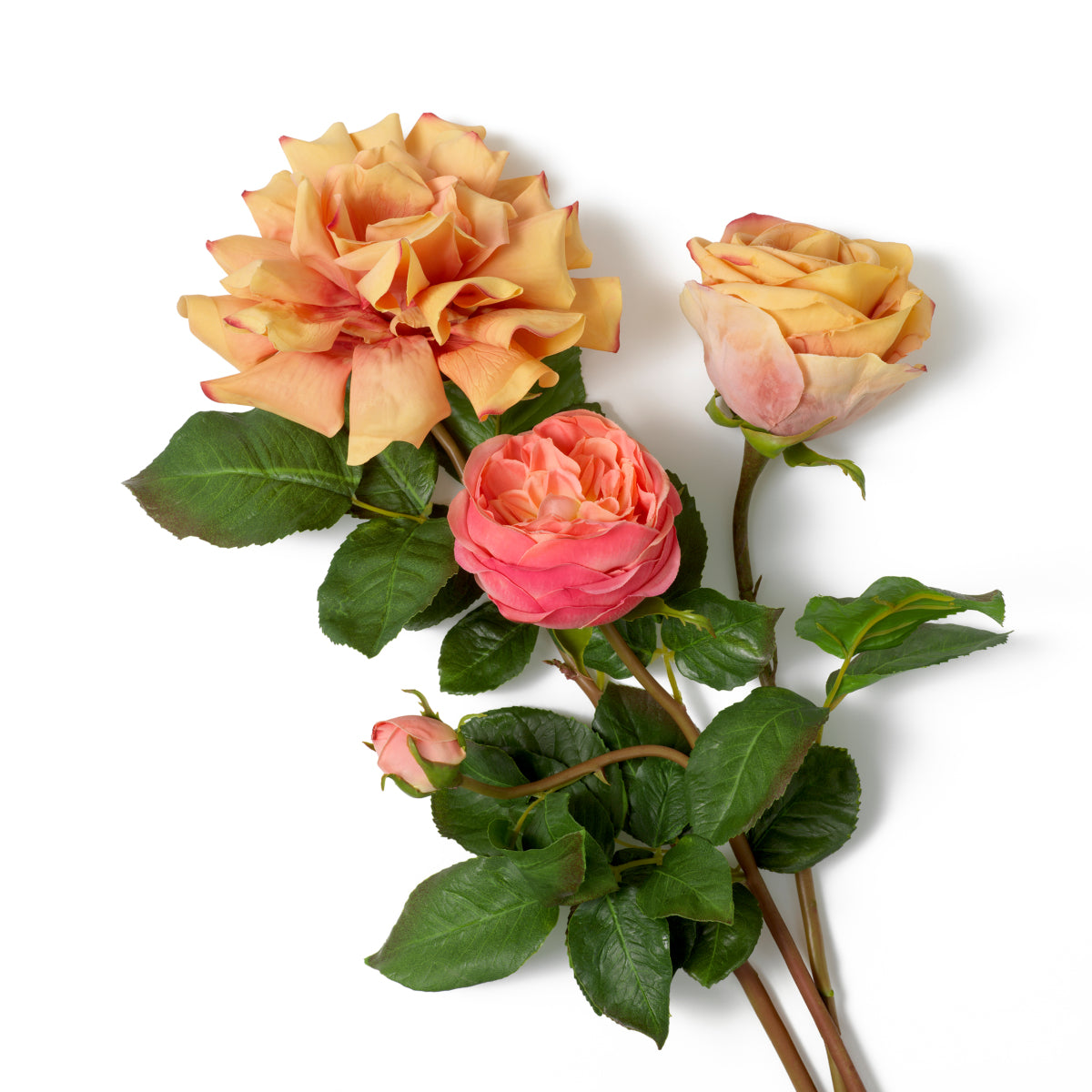 Grand Showroom '25 Bouquet Of Roses Real Touch 72 pcs/3 Varieties