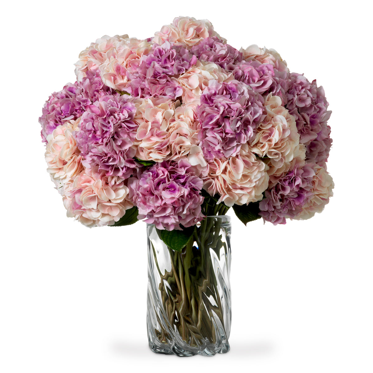 Grand Showroom '25 Bouquet Of Hydrangeas Real Touch 48 pcs/2varieties