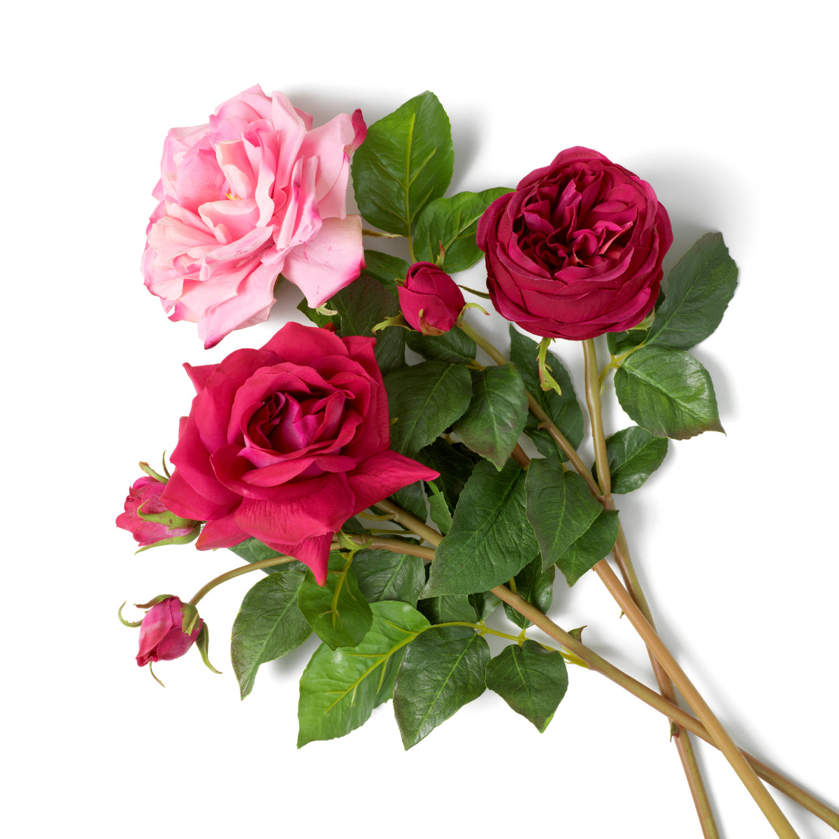 Grand Showroom '25 Bouquet Of Roses Real Touch 72 pcs/3 Varieties