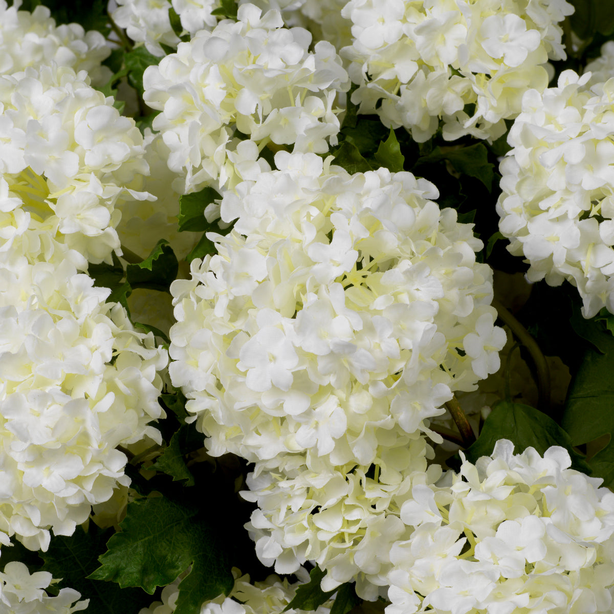Grand Showroom '25 Bouquet Of Hydrangeas Snowball Real Touch 36 Pcs