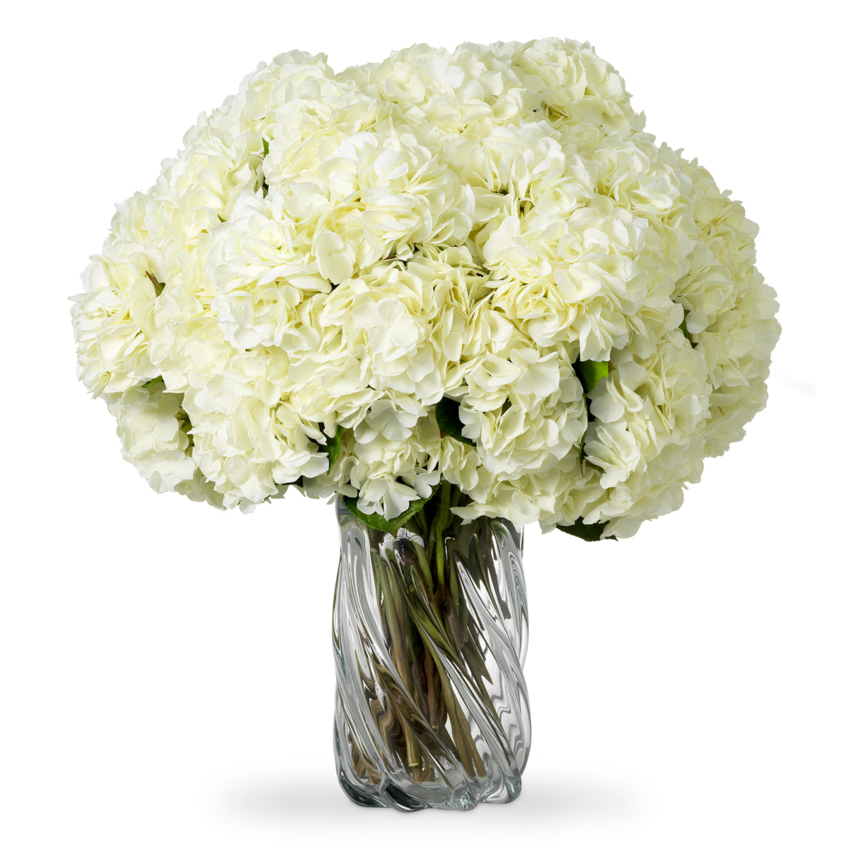 Grand Showroom '25 Bouquet Of Hydrangeas Real Touch 48 pcs/2 Varietie