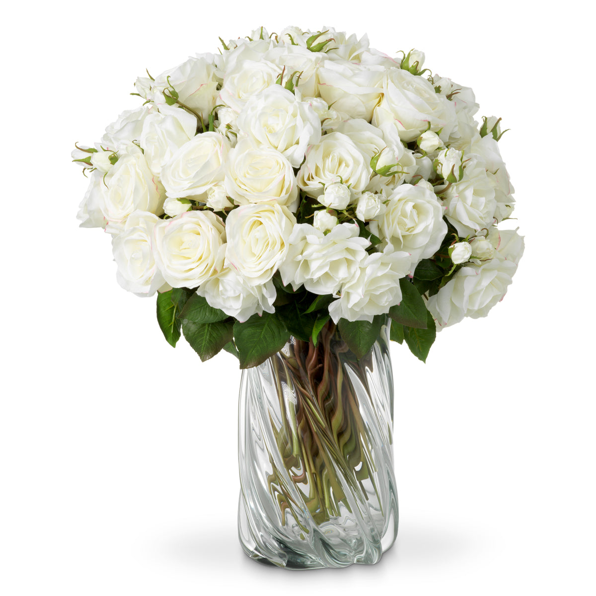 Grand Showroom '25 Bouquet Of Roses Real Touch 72 pcs/2 Varieties