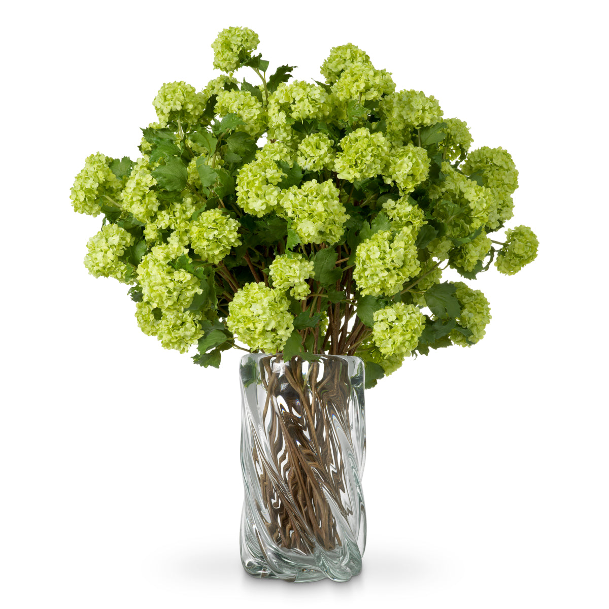 Grand Showroom '25 Bouquet Of Hydrangeas Snowball Real Touch 36 Pcs