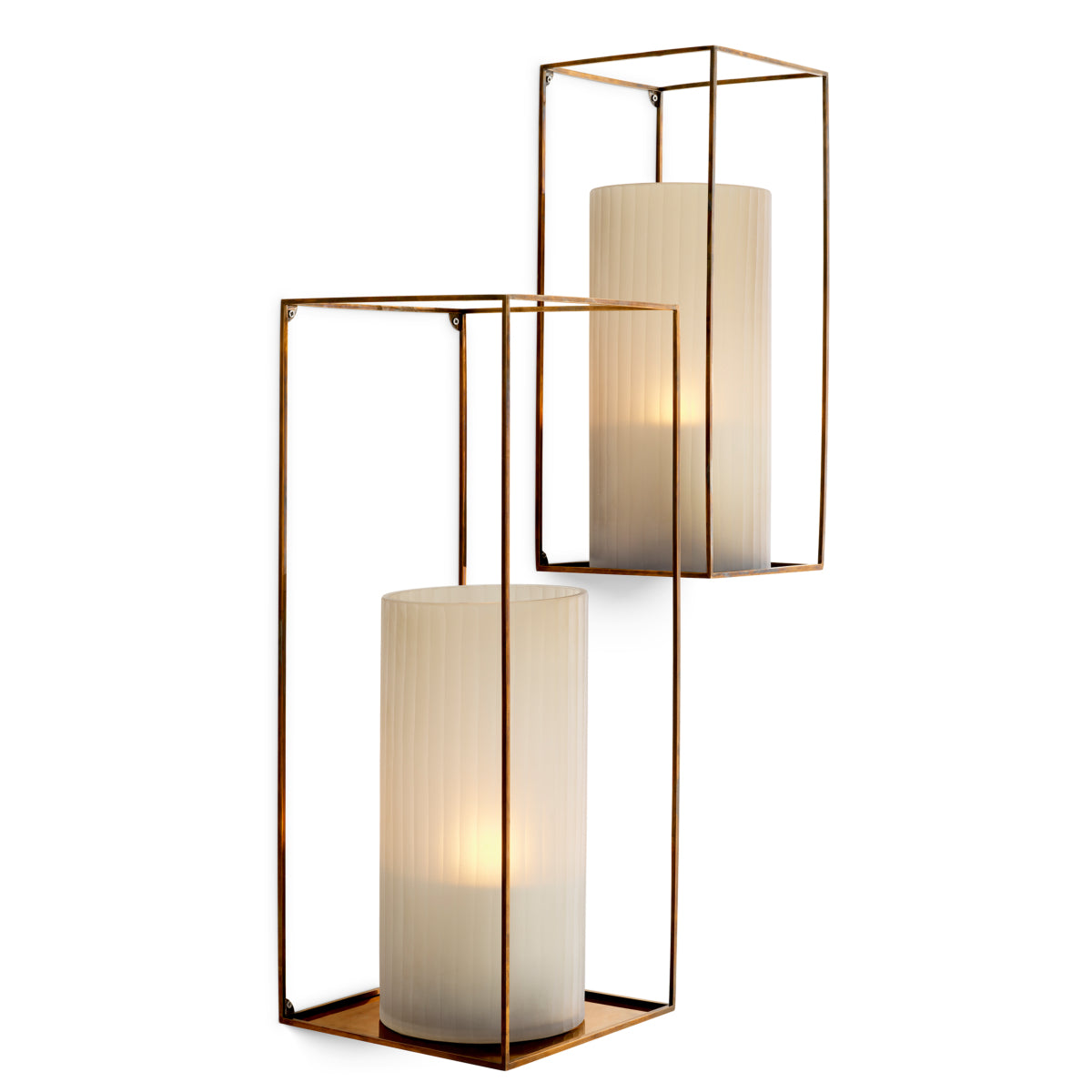 Deko-Gegenstand Wall Rack Deco Rectangular Set Of 2