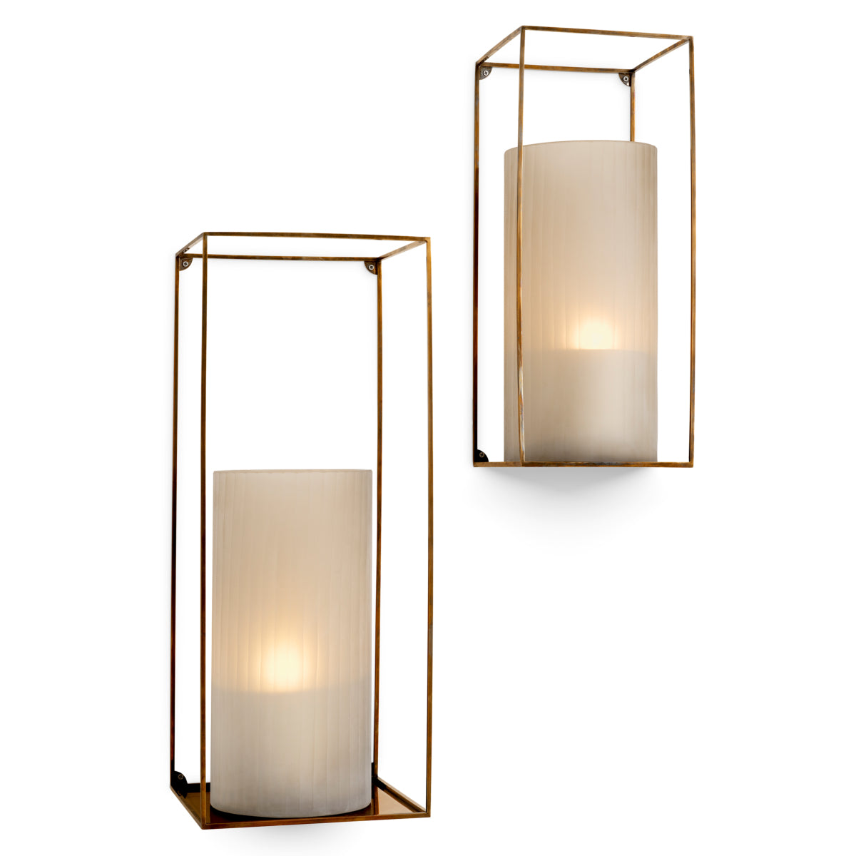 Deko-Gegenstand Wall Rack Deco Rectangular Set Of 2