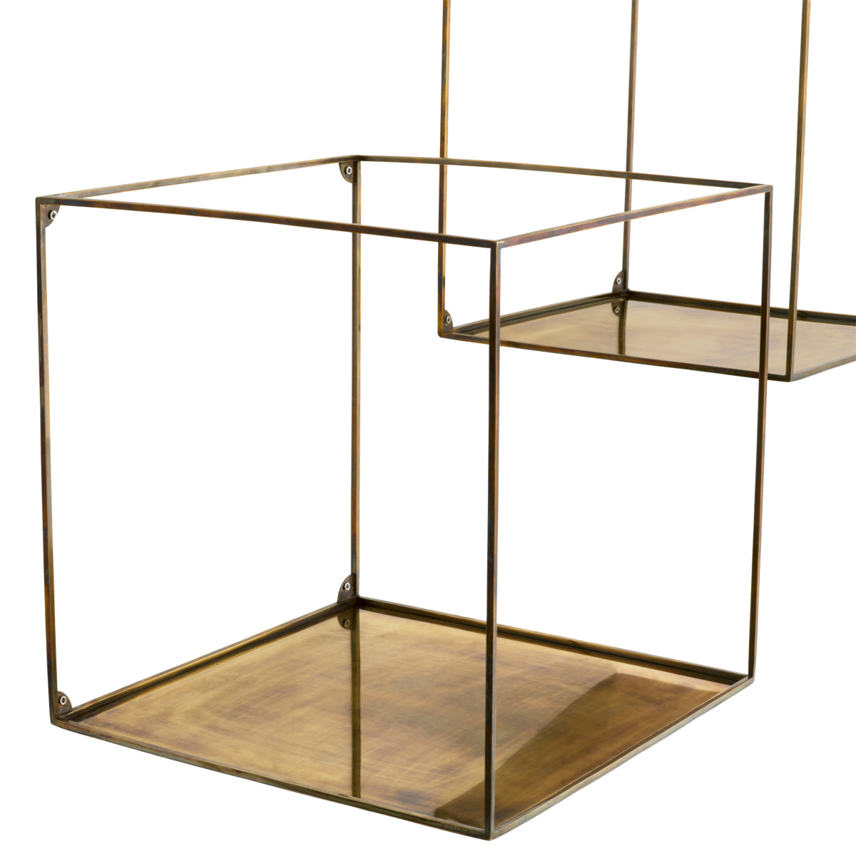 Wandobjekt Wall Rack Deco Square Set Of 2