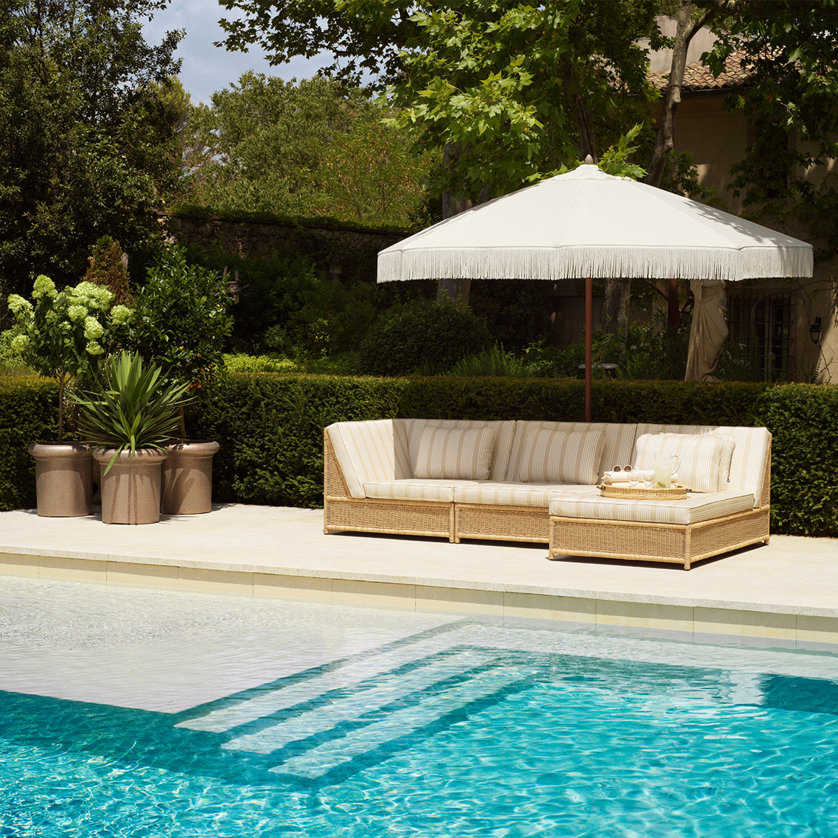 Outdoor-Sofa Outdoor Modular Chair Hampton Corner