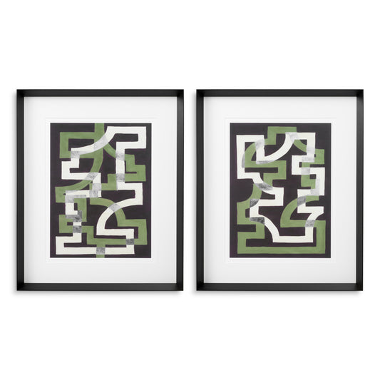 Druck Print Window Trellis By Michael Willett Set Of 2