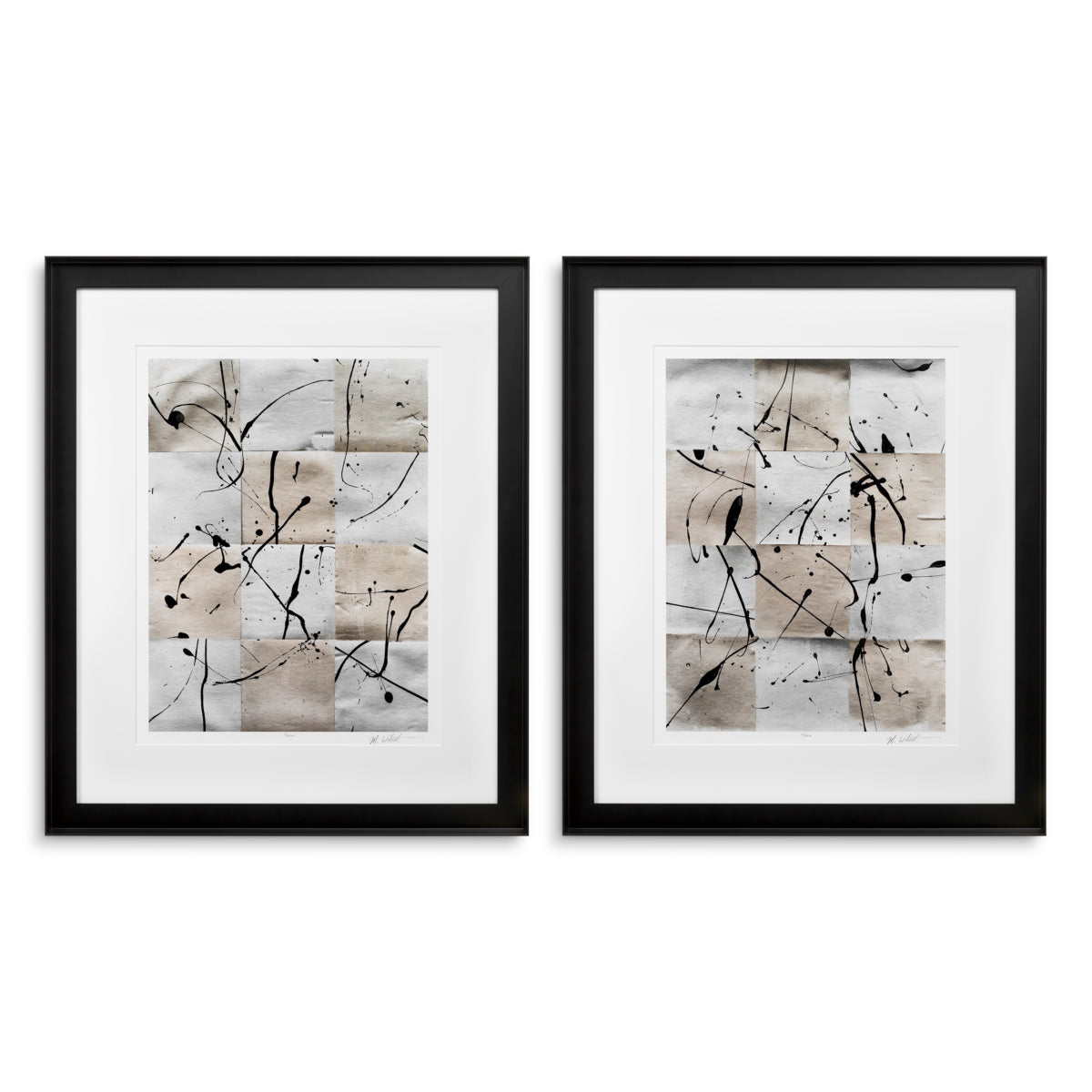 Druck Print Ink Casting By Michael Willett Set Of 2
