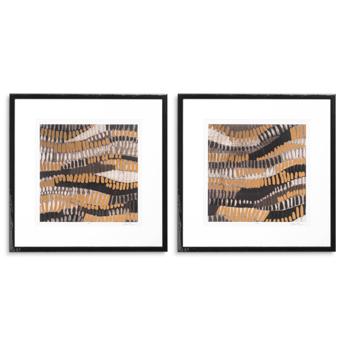 Druck Print Metallic Undulation By June Erica Vess Set 2