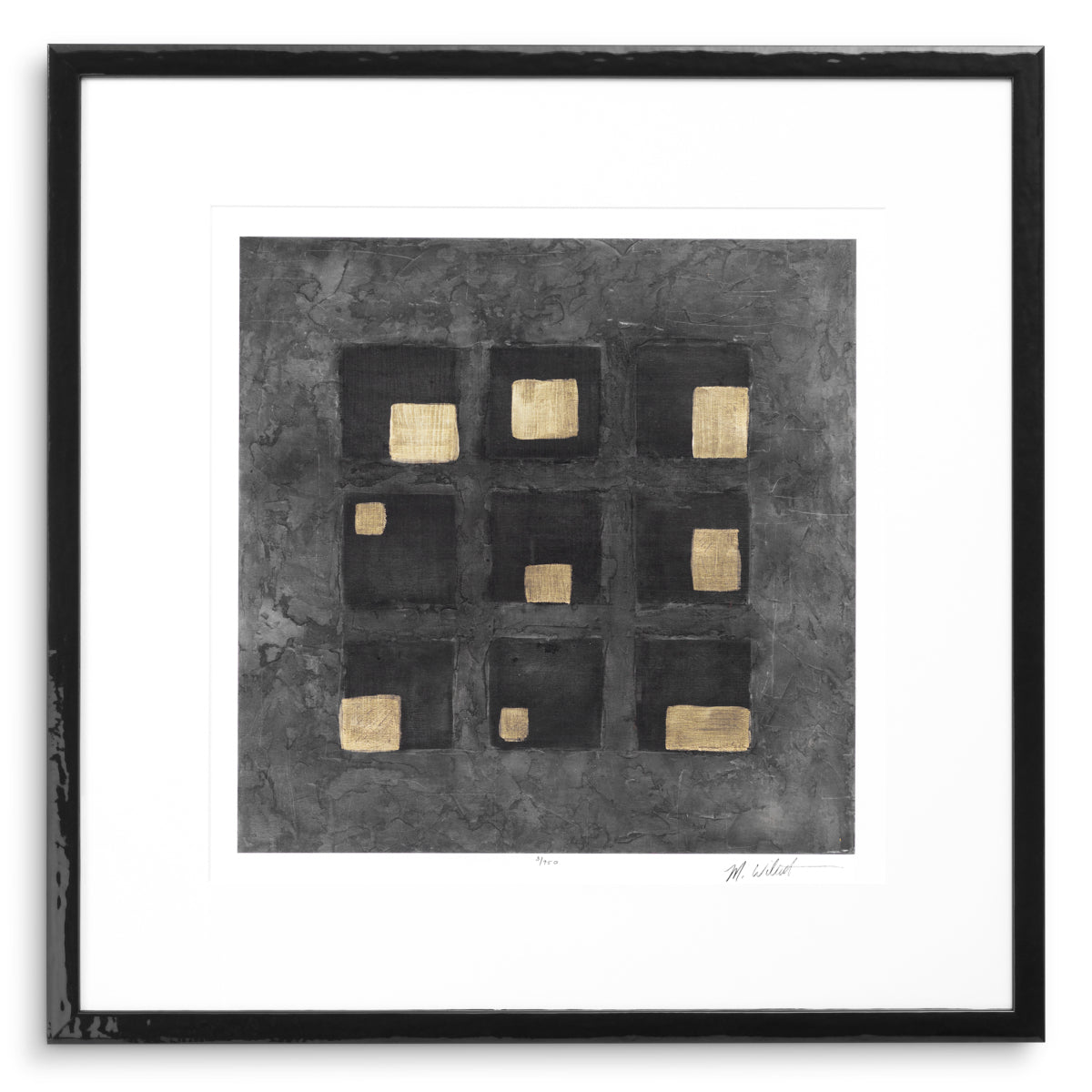 Druck Print Black Squares By Michael Willett Set Of 2
