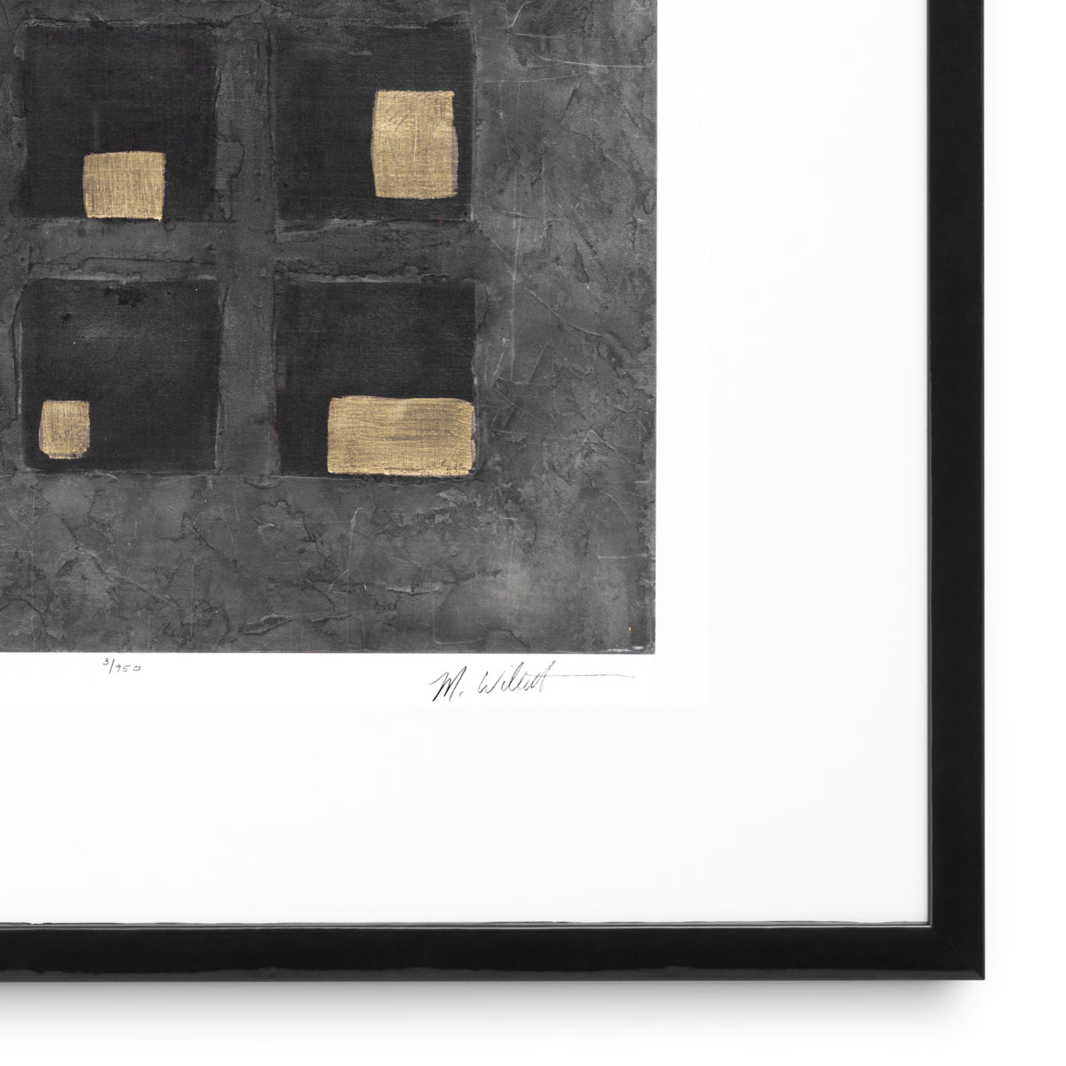 Druck Print Black Squares By Michael Willett Set Of 2
