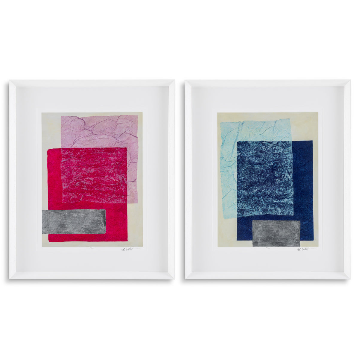 Druck Prints Paper Colorfields By Michael Willett Set Of