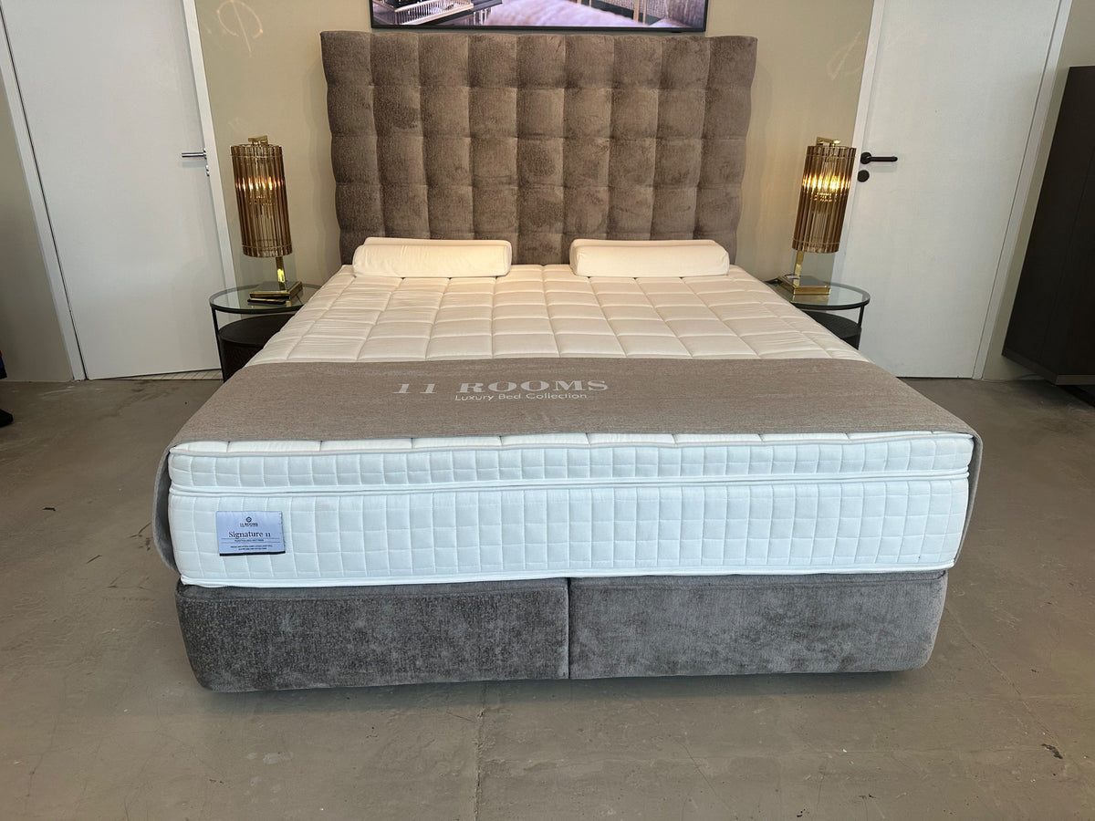 Button Deluxe Boxspringbett mit Signature Matratze 180x200 cm