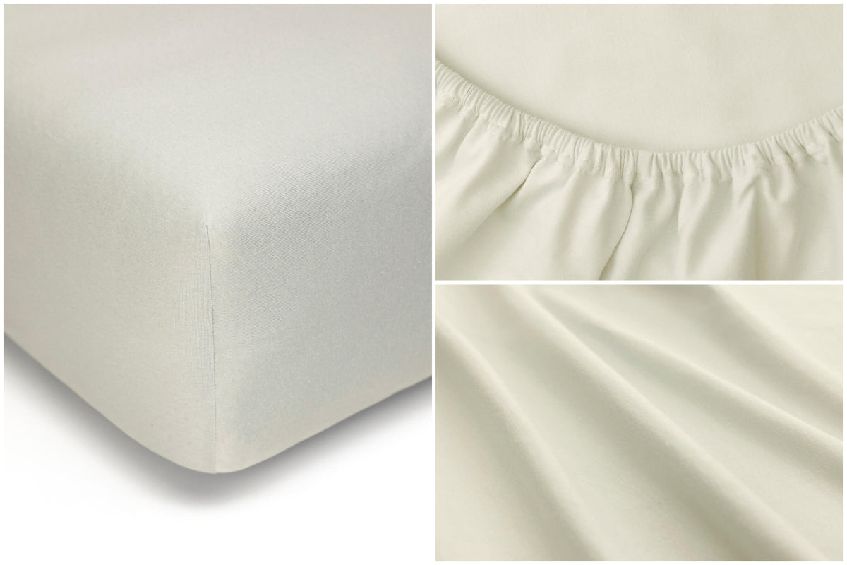 Spannbettlaken Premium Ecru