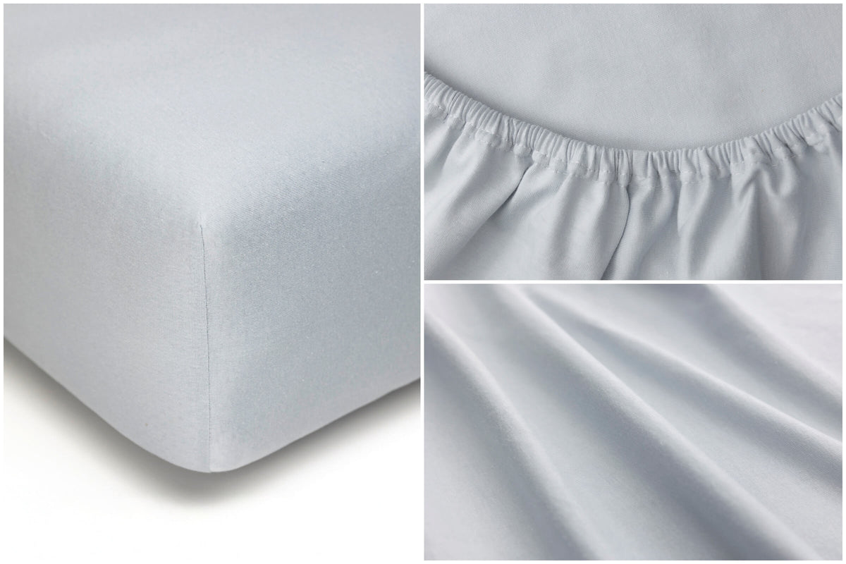 Spannbettlaken Premium Taubengrau