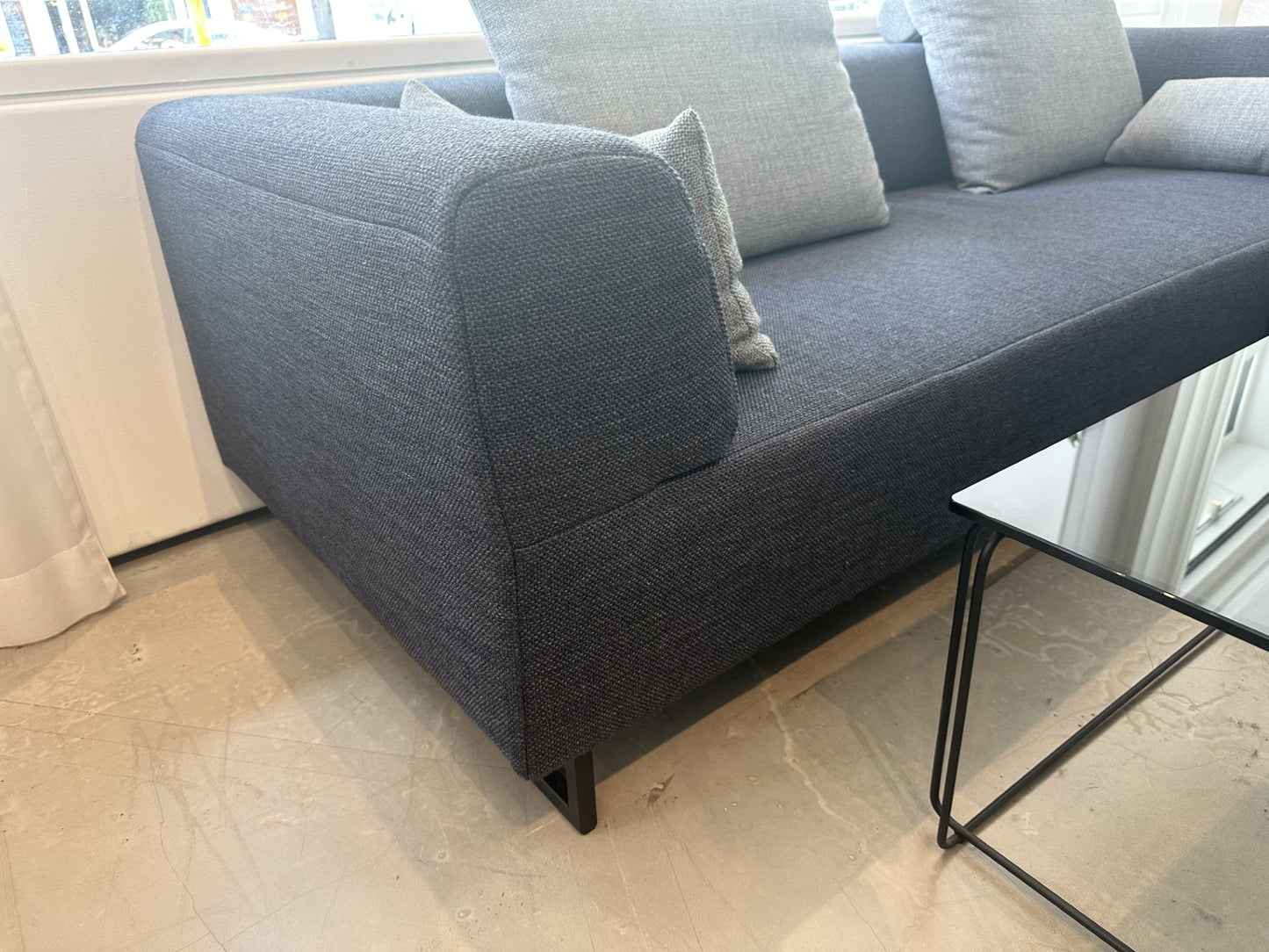 Freistil 185 Sofa mit Hocker inkl. 4 Kissen