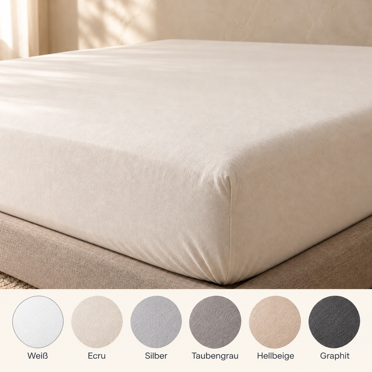 Spannbettlaken Premium in 6 Farben