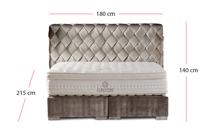 Boxspringbett King Diagonal